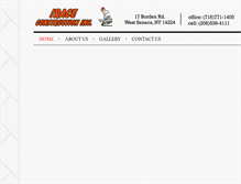 Tablet Screenshot of iraceconstruction.com